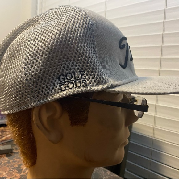 Titleist “Golf Gods” Mens Gray Tan Performance Mesh Hat Golf Cap Size Large/XL - Picture 8 of 14